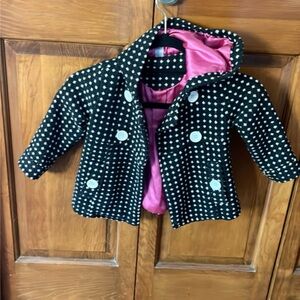 Girls Tweed Peacoat